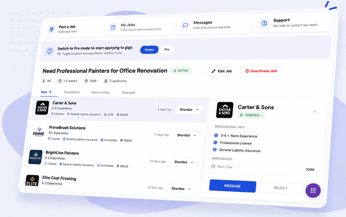 employers dashboard
